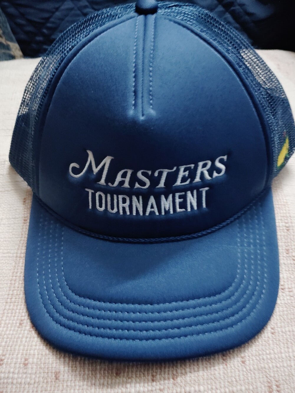 The Masters Golf Hat Cap Strap Back Augusta National Blue American Needle